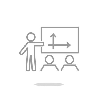 iş büyüyen grafik sunum simgesini