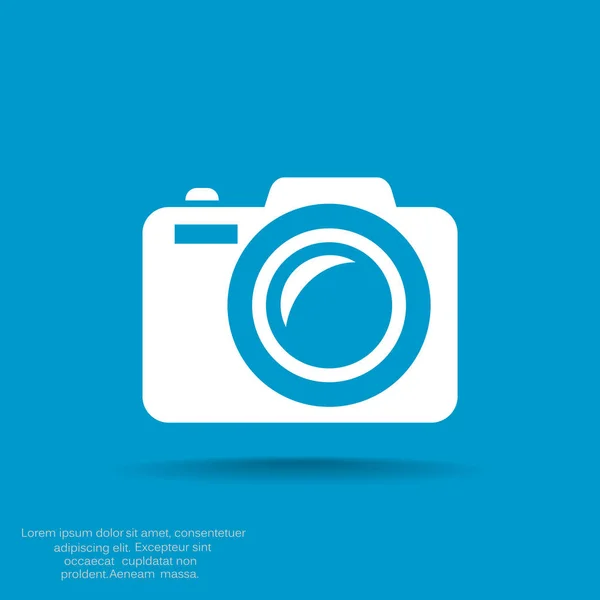 Foto camera pictogram — Stockvector