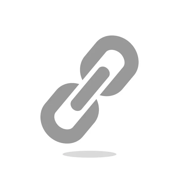 Icono de cadena simple — Vector de stock