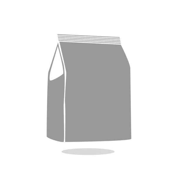 Icône web paquet de papier — Image vectorielle