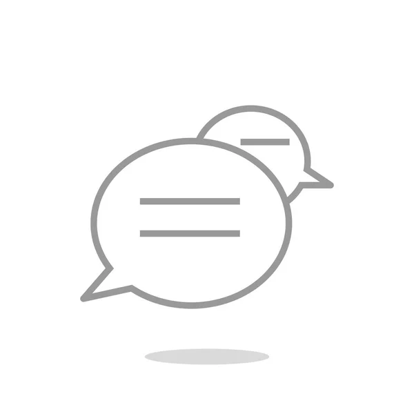 Διάλογος φυσαλίδες εικονίδιο web — Διανυσματικό Αρχείο