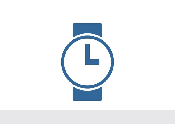 Horloge web pictogram — Stockvector