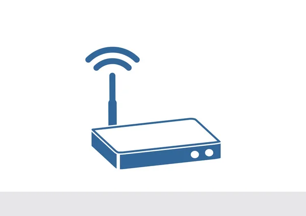 Icono del router Wi-Fi — Vector de stock