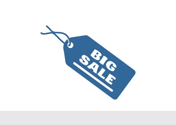 Big sale inscription on label — Stock Vector