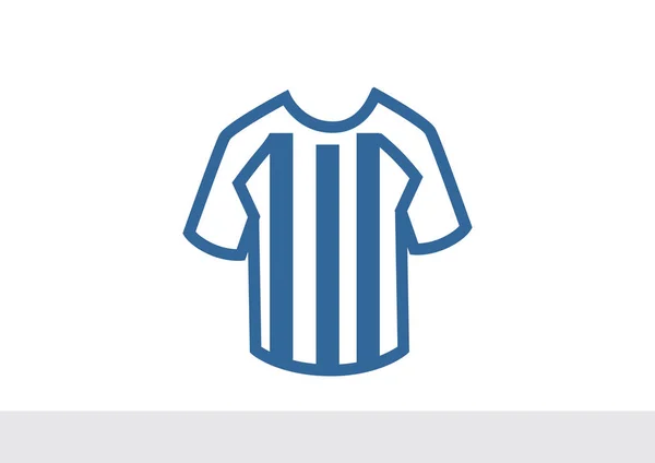 Football T-shirt web icon — Stock Vector