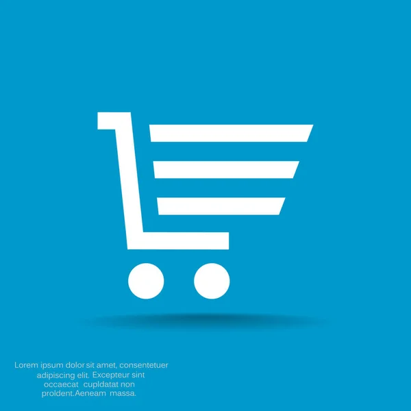 Icono del carrito de compras — Vector de stock