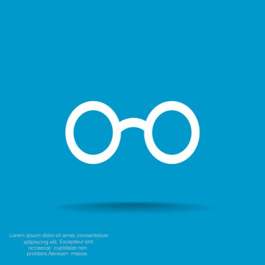 Retro gözlük web simgesi