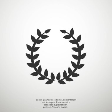 Kazanan çelenk simgesi