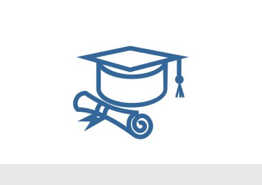 mezuniyet şapkası simgesi