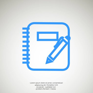 Not defteri üzerine kalem