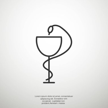 Yılan ve Kupası eczane simgesiyle