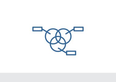 Yuvarlak Infographic web simgesi