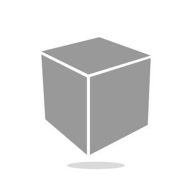 Basit küp web simgesi
