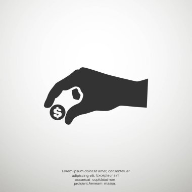 Elinde para web simgesi