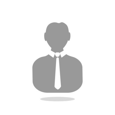 İşadamı siluet web simgesi