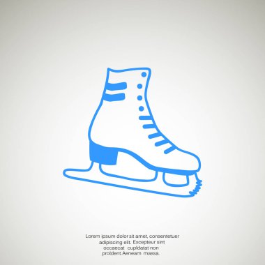 Paten ayakkabı web simgesi