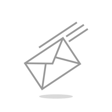 Basit zarf web simgesi