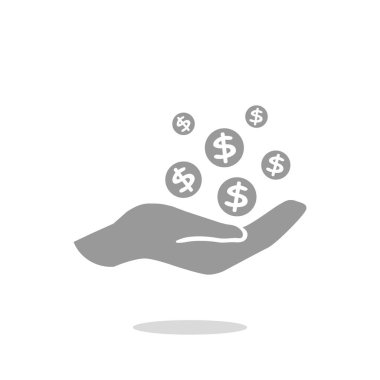 İnsan eline düşen paraları