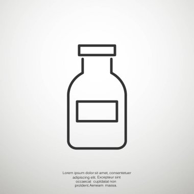 Tıp şişe web simgesi