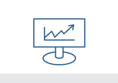 iş büyüyen grafik sunum simgesini
