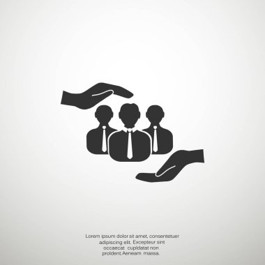 İnsanlar ve eller grup 