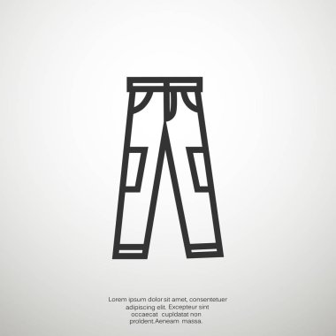 pantolon web simgesi