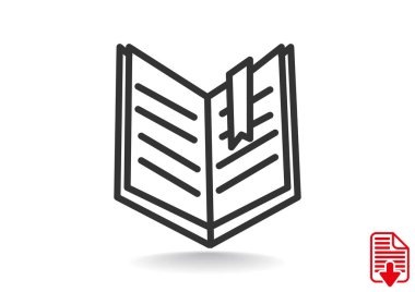 Açık kitap web simgesi