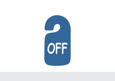 Etiket asılı üzerinde yazıt