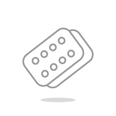 Bandaj sıva basit web simgesi