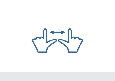 Dokunmatik ekran web simgesi