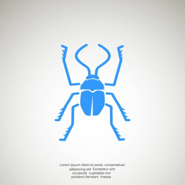 Anahat böceği böcek simgesiyle