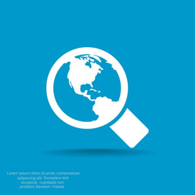 Basit büyüteç simgesini