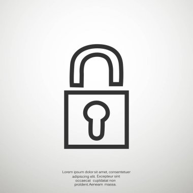 kapalı kilit simgesi