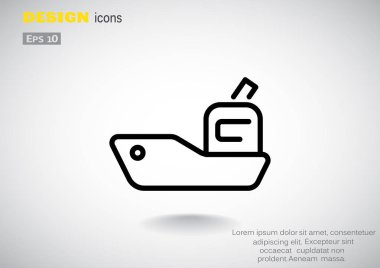 Kargo gemisi simgesi