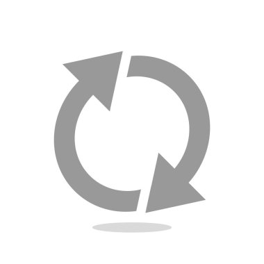 döndürme oklarını bir daire içinde 