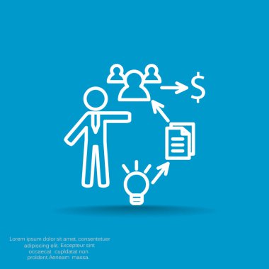 İş basit web simge kümesi