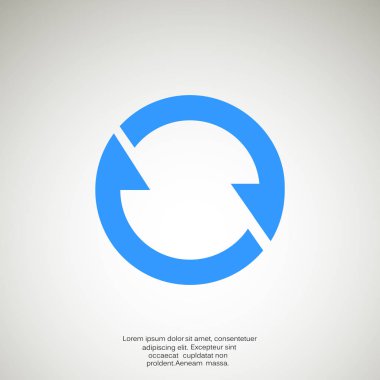 döndürme oklarını bir daire içinde 