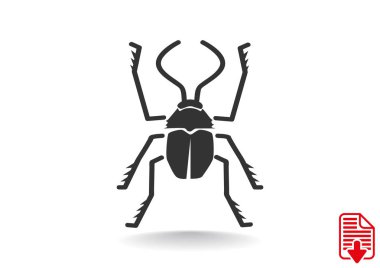 Anahat böceği böcek simgesiyle