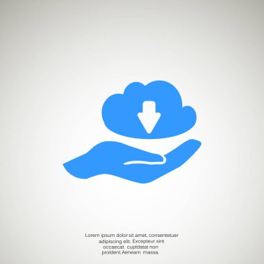 bulut web indir simgesi