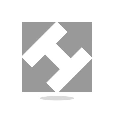 Kare üçgen simgesiyle