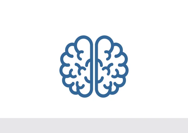 Icona web del cervello umano — Vettoriale Stock