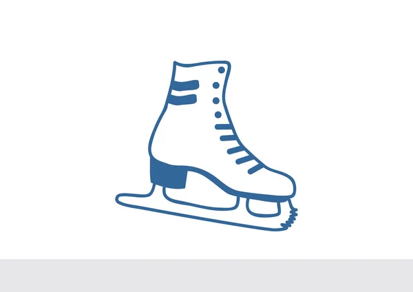 Skate zapato web icono — Vector de stock