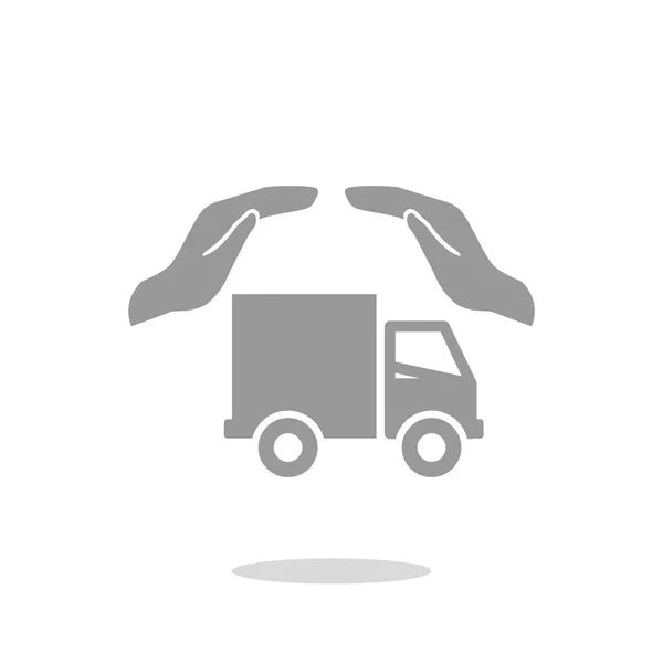 Assicurazione trasporto merci — Vettoriale Stock