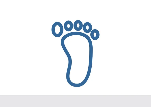 Foot web icon — Stock Vector