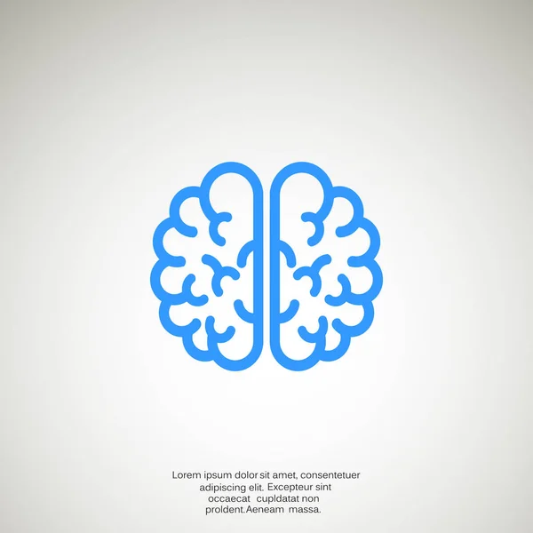 Веб значок людського мозку — стоковий вектор