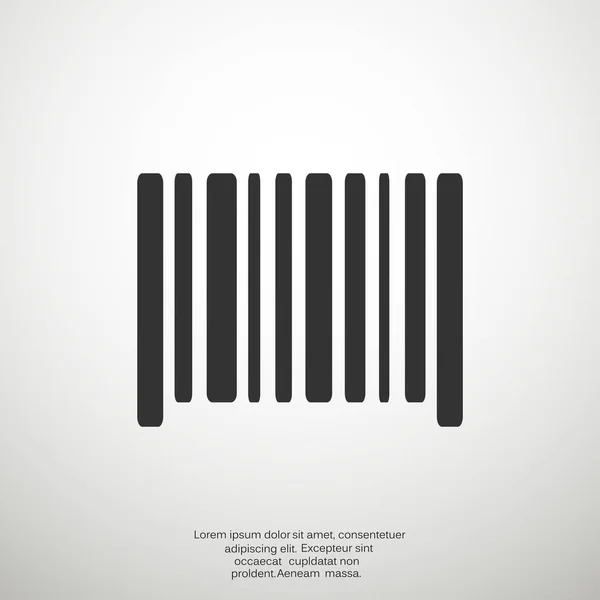 Einfaches Barcode-Symbol — Stockvektor