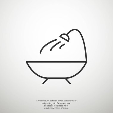 Küvet duş hattı ile