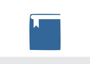 Kapalı kitap web simgesi