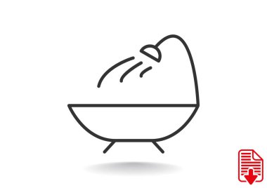 Küvet duş hattı ile