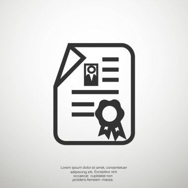 Sertifika web simgesi